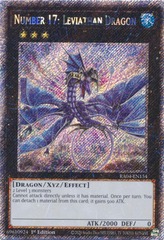 Number 17: Leviathan Dragon - RA04-EN154 - Platinum Secret Rare - 1st Edition